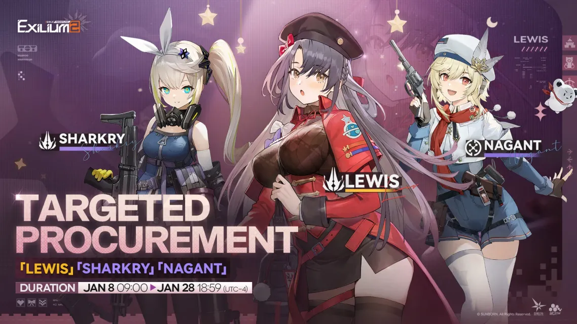 Countdown Lewis Banner - GIRLS' FRONTLINE 2: EXILIUM