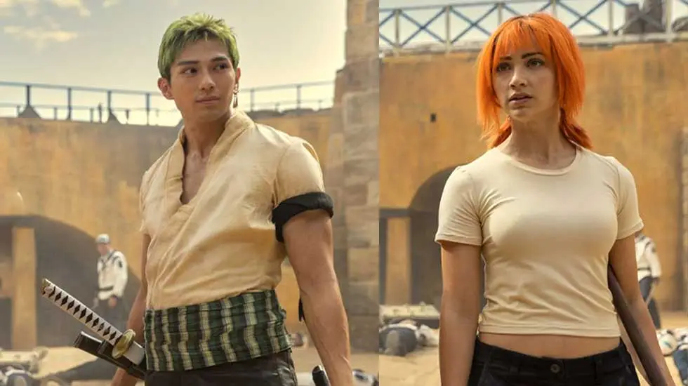 one piece live-action nami zoro