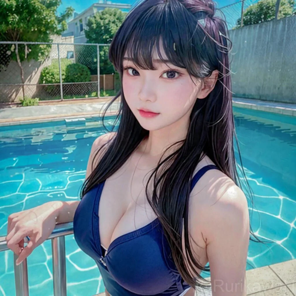 Komi-san traje de baño AI