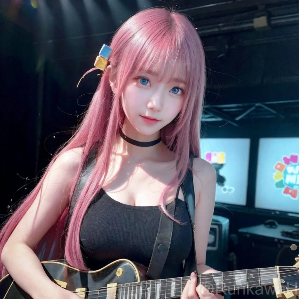 Hitori Gotoh de Bocchi the rock segun la IA