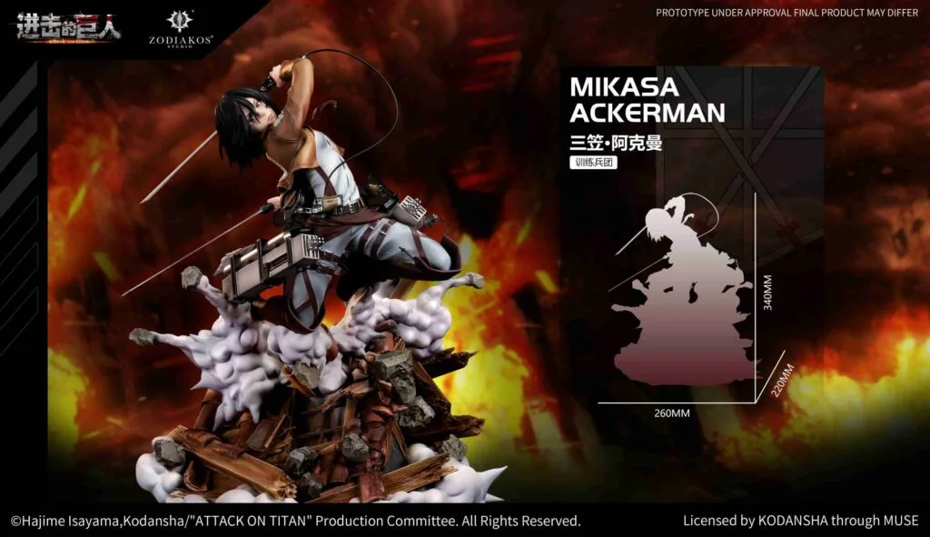 mikasa arckerman figura