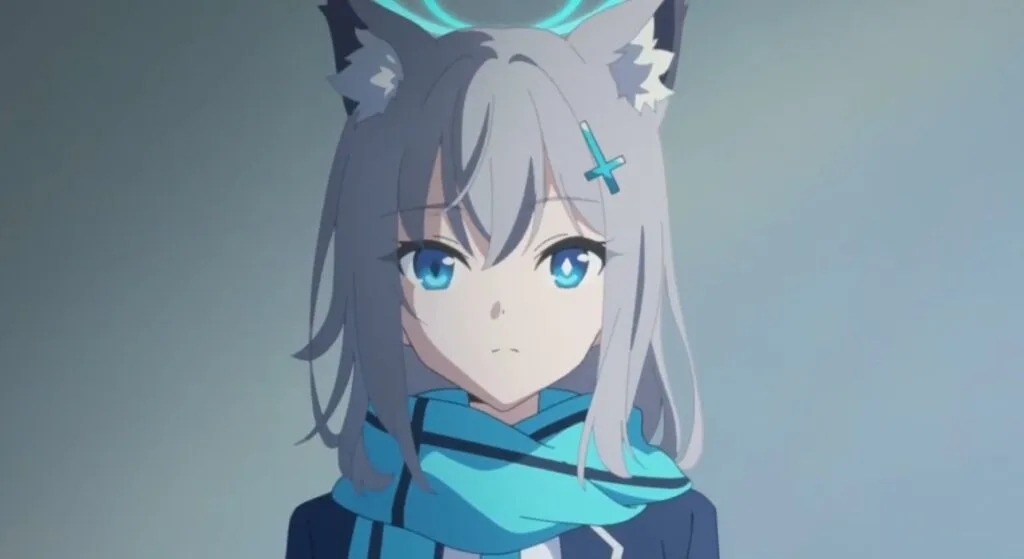 Shiroko Sunaookami Blue archive the animation