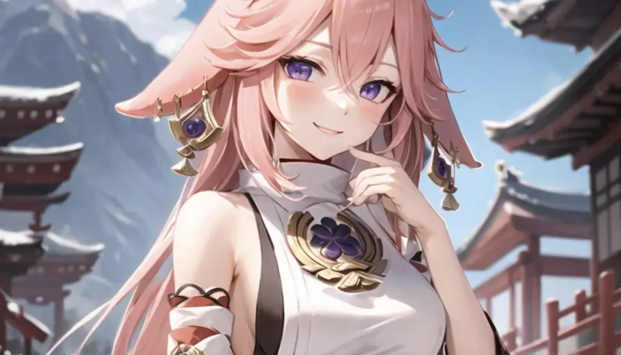 You will adore Yae Miko from Genshin Impact with her new +18 figure
