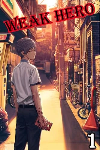 Portada de la obra Weak Hero, A Hero's Intellect , The Unlikely Fighter, A New Kind of Hero, Weak Hero: Un Héroe Débil